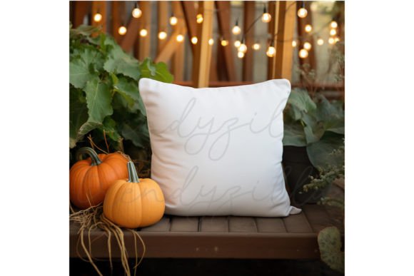 Autumn Throw Pillow Mockup: Graphics for Pillows Amp
