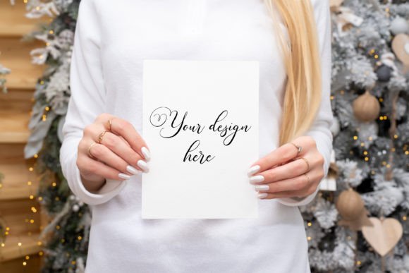 Christmas Card Mockup 1: Essential Graphics for Christmas Amp