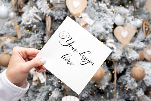 Christmas Card Mockup 19: Essential Graphics for Christmas Amp