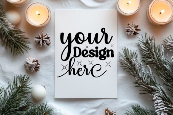 Christmas Card Mockup 2: Graphics & Product Mockups