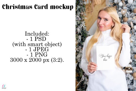 Christmas Card Mockup 3: Essential Graphics for Christmas Amp