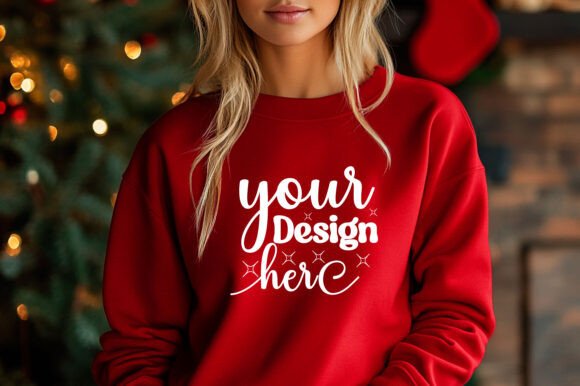 Christmas Sweater Mockup 182: Graphics for Product Mockups