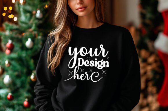 Christmas Sweater Mockup 40: Graphics for Product Mockups