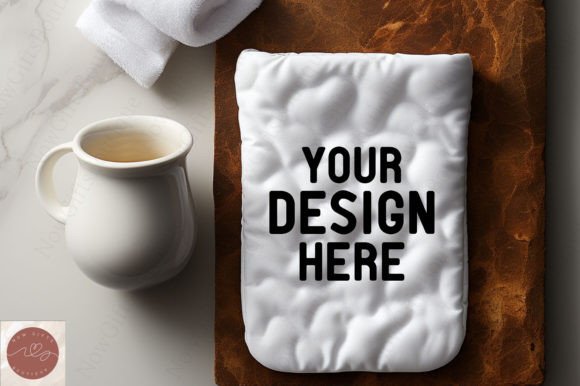 Kitchen White Pot Holder Mockup 2: Essential Graphics for Kitchenware
