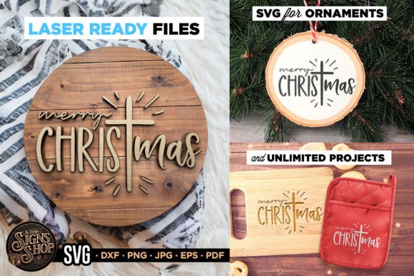 Merry CHRIST-mas SVG: Festive Graphics for Crafts