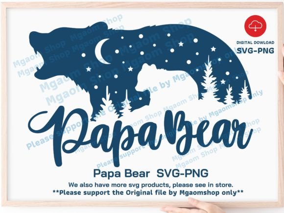 Papa Bear Svg: Essential Graphics for Crafts