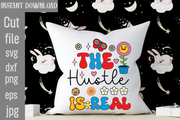 Retro Graphics for Crafts: The Hustle is Real Review