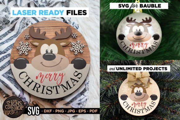 Review: Mery Christmas Cute Deer SVG Sign for Holiday Stitching