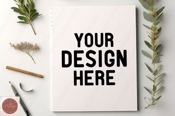 Review: Stationery Flat Lay Notepad Mockup 1 for Embroidery Pros
