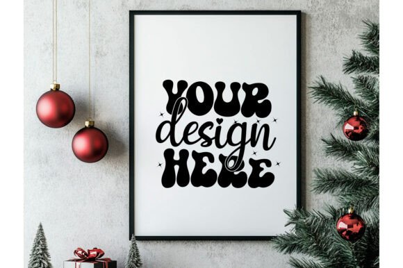 Reviewing Christmas Wall Art Frame Mockup 91