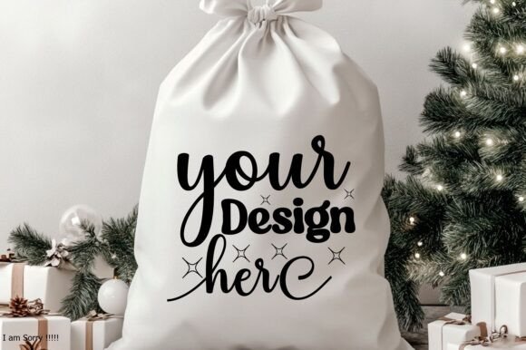 Reviewing the Christmas Santa Sack Mockup Jpg 108
