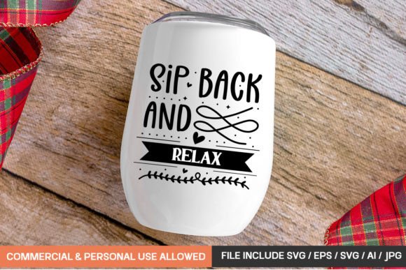 Sip Back and Relax: SVG Graphics for Crafts