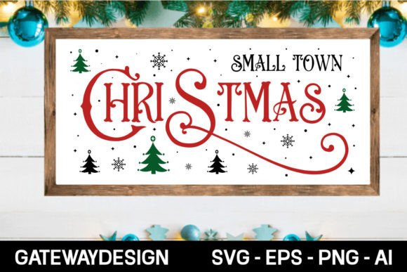 Small Town Christmas SVG: Graphics for Crafts & Blogs