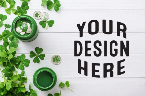 St. Patrick’s Day Mockup: Graphics for Product Mockups