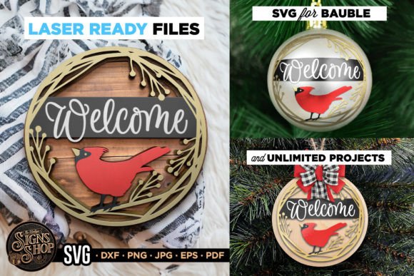 Welcome Bird Christmas SVG Sign: A Designer's Review