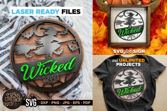 Wicked Witch SVG for Crafts & Graphics